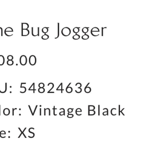 Free People June Bug Jogger, XS, Antique Black - Picture 7 of 8